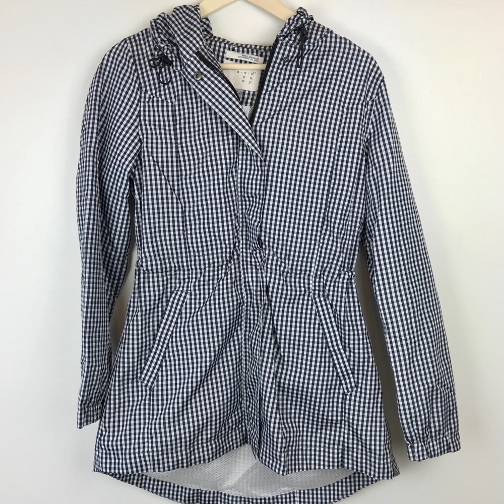 A New Day | Plaid Water Resistant  Raincoat